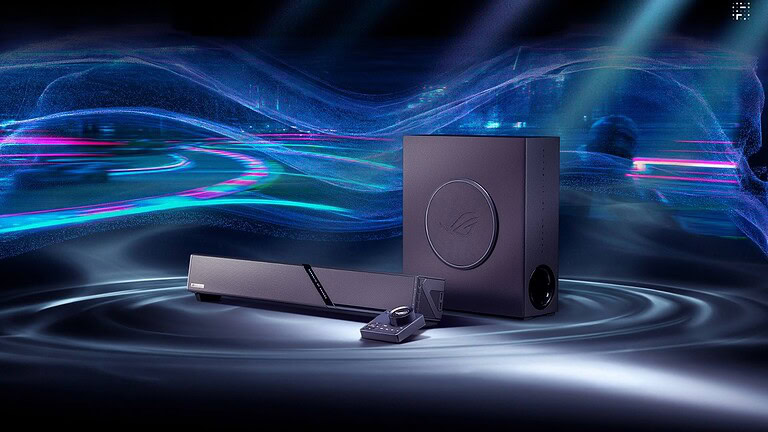 ASUS ROG Gjallar: la soundbar gaming con Dolby Atmos e sub wireless