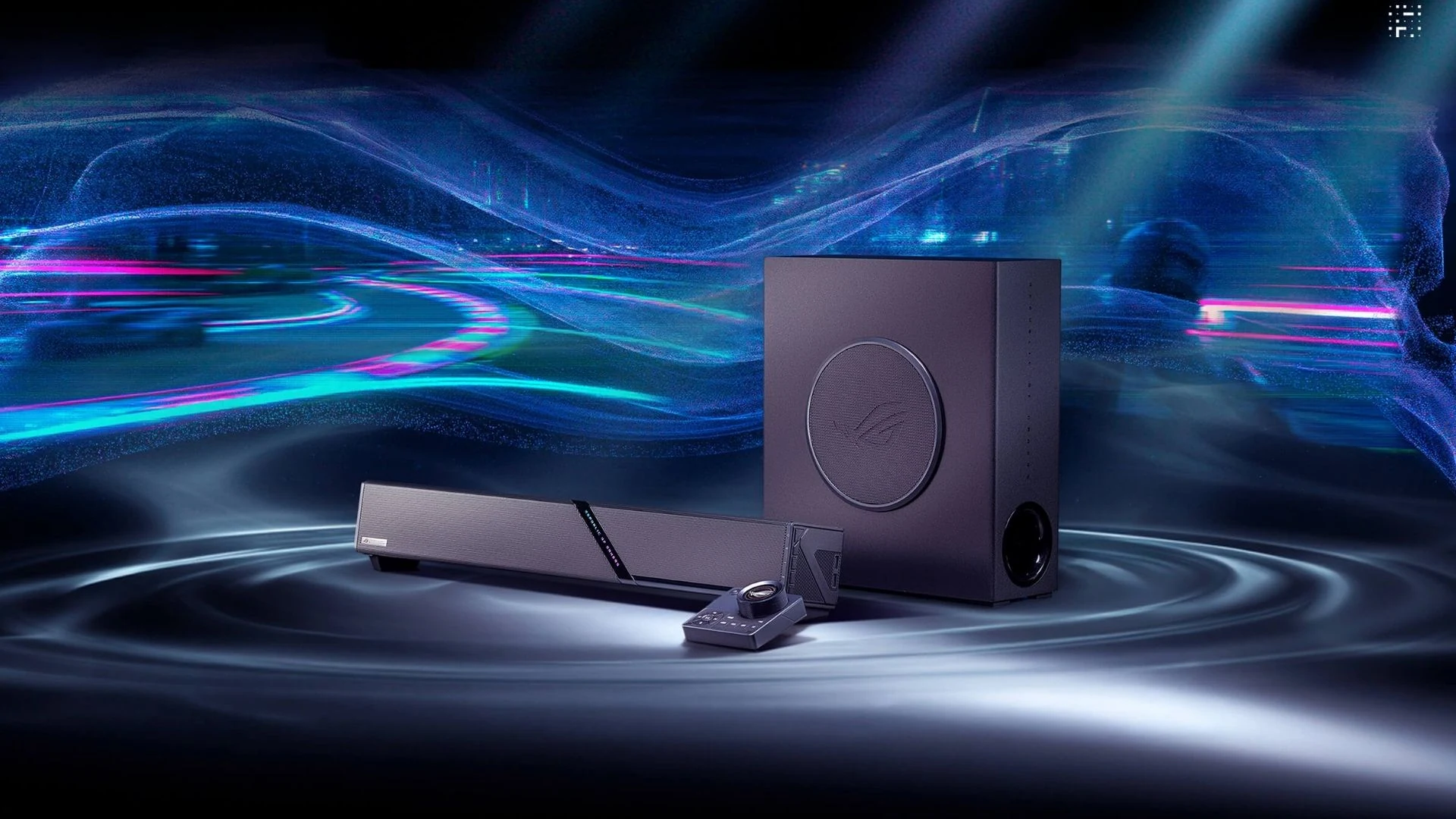 ASUS ROG Gjallar: la soundbar gaming con Dolby Atmos e sub wireless