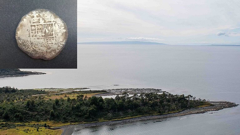 Moneta d'argento svela il mistero di Puerto del Hambre in Cile