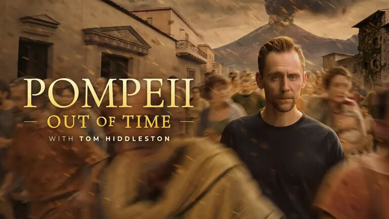 Pompeii: Out of Time, la serie narrata da Tom Hiddleston