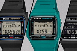 Casio F-B100W, il digitale vintage con contapassi integrato