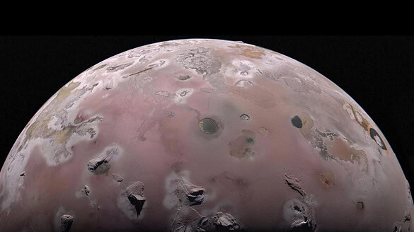 Sonda Juno svela Io, la luna più vulcanica del sistema solare