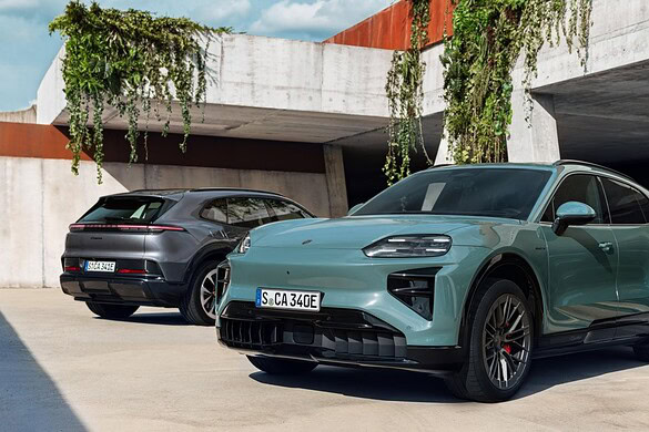 Porsche Cayenne Electric sfida Roc, l’aereo più grande al mondo
