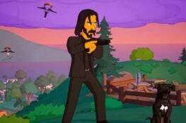 Fortnite porta Springfield e John Wick in versione Simpson