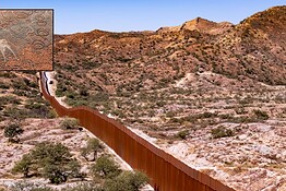 Muro USA-Messico, la dinamite minaccia arte rupestre di 6000 anni