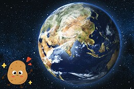 La vera forma della Terra somiglia a una patata più che a una sfera
