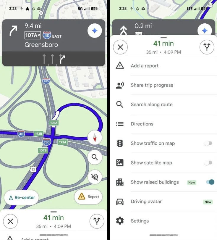 Google Maps Google Maps, arrivano Immersive Navigation e tachimetro su Android Auto