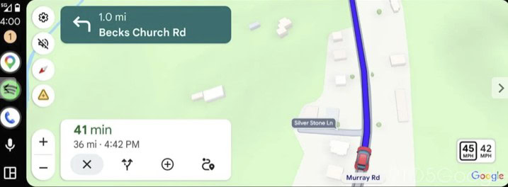 Google Maps - dettaglio Google Maps, arrivano Immersive Navigation e tachimetro su Android Auto