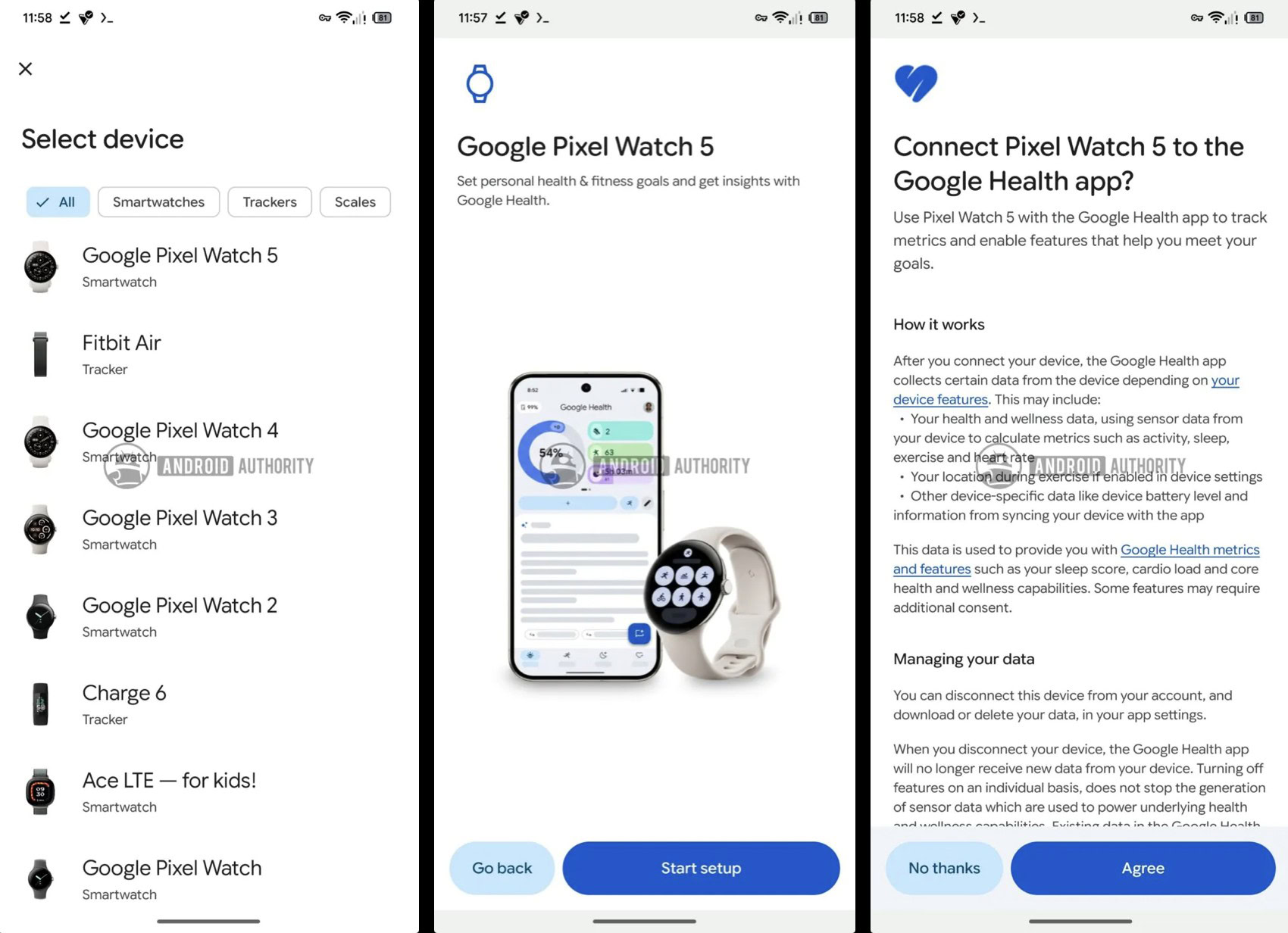 Pixel Watch 5 Google Pixel Watch 5 appare nell'app Google Health prima del lancio