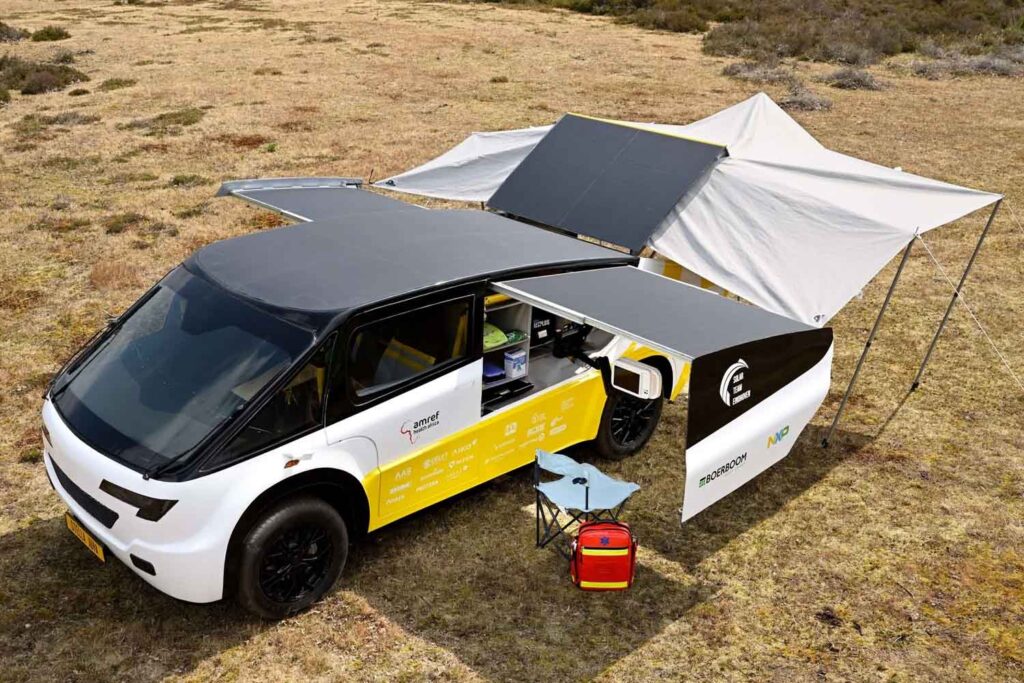 ambulanza solare Stella Juva Stella Juva è l'ambulanza ad energia solare che raggiunge le zone più remote