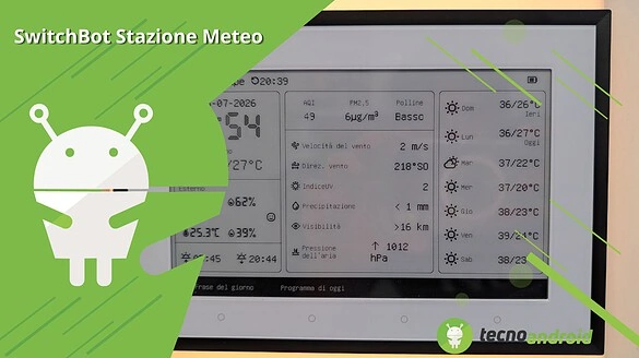 SwitchBot Weather Station, la stazione meteo che controlla la casa – Recensione