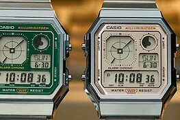 Casio A130WE: torna lo stile analogico digitale anni Ottanta