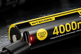Nitecore NL1840R: la batteria 18650 con USB-C integrata