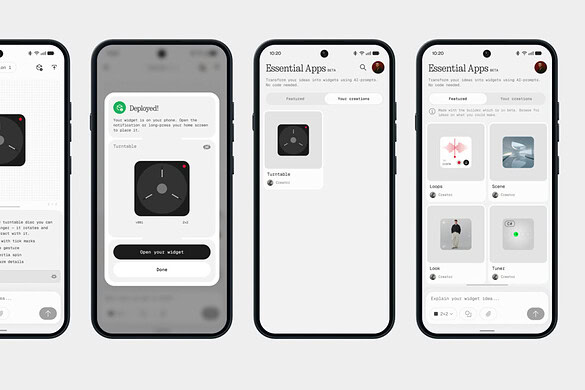 Nothing Essential Apps: creare app direttamente dallo smartphone
