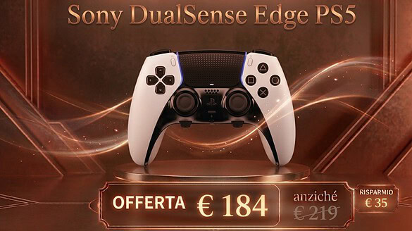 DualSense Edge in sconto su Amazon: 55 euro in meno per PS5