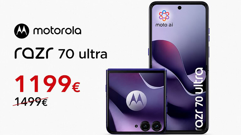 Motorola Razr 70 Ultra al minimo storico su Amazon: sconto oltre 299€