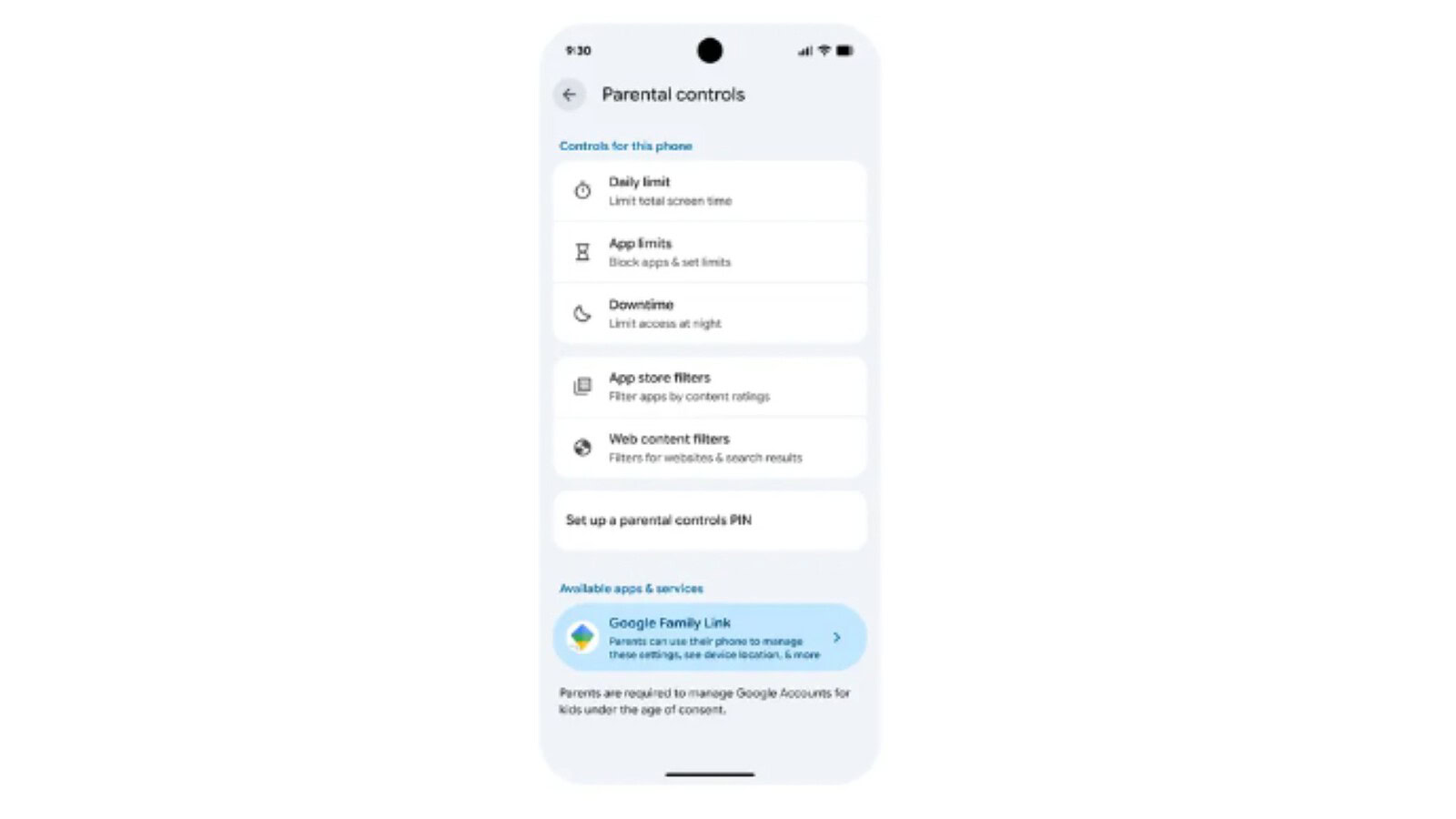 Android 17 estende i controlli parentali a tutti i dispositivi