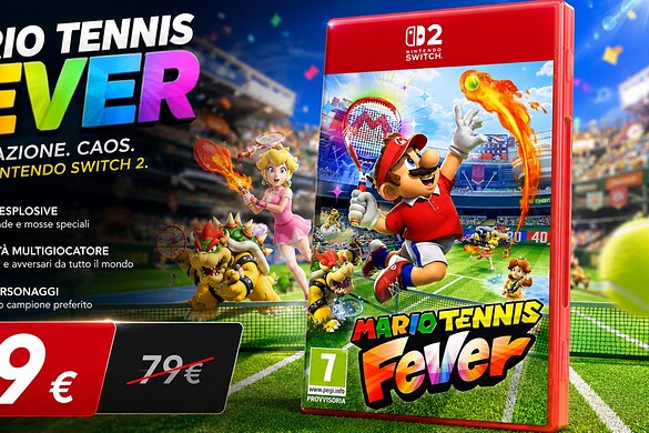 Mario Tennis Fever per Switch 2 a 49,49€ su Amazon: minimo storico