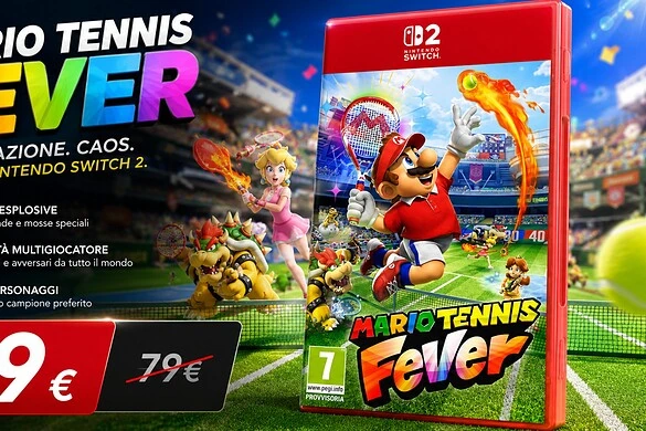 Mario Tennis Fever per Switch 2 a 49,49€ su Amazon: minimo storico