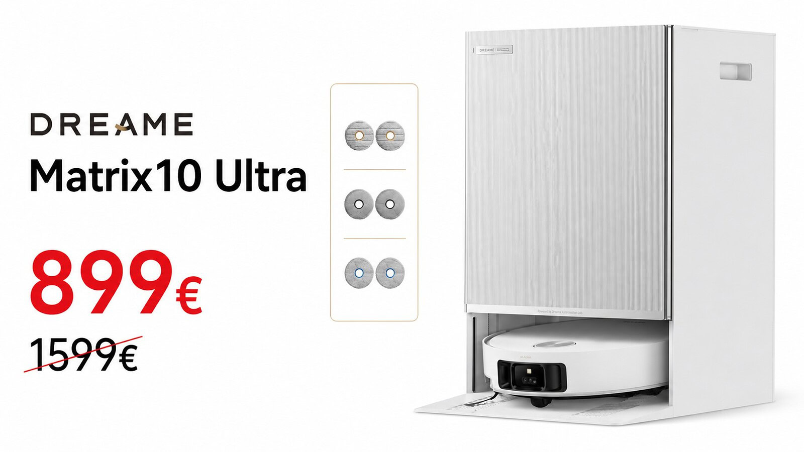 Dreame Matrix10 Ultra a 899€: sconto record di 700€ su Amazon