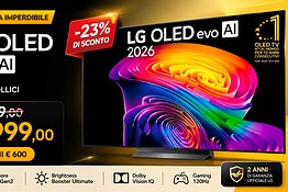 LG OLED C6 65 pollici al minimo storico su Amazon: OLED evo con IA a 1799€