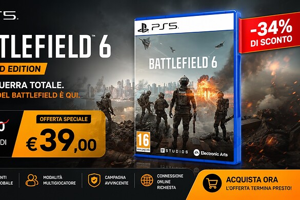 Battlefield 6 al prezzo più basso di sempre: l’offerta Amazon da non perdere