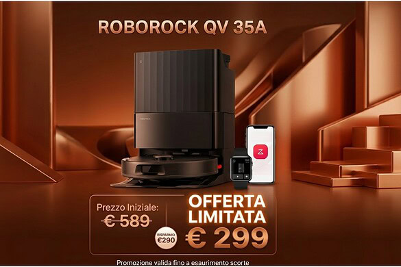 roborock QV 35A al minimo storico: sconto del 49% su Amazon