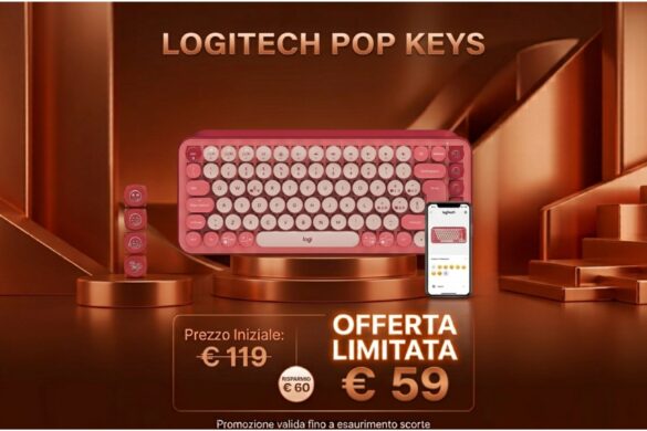 Logitech POP Keys a metà prezzo su Amazon: sconto del 50%