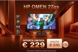 HP OMEN 27qs in offerta: QHD e 240 Hz al minimo storico su Amazon