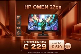 HP OMEN 27qs in offerta: QHD e 240 Hz al minimo storico su Amazon