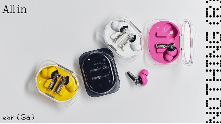 Nothing Ear 3a ufficiali a 99 euro: ANC 45dB e Audio Snapshot