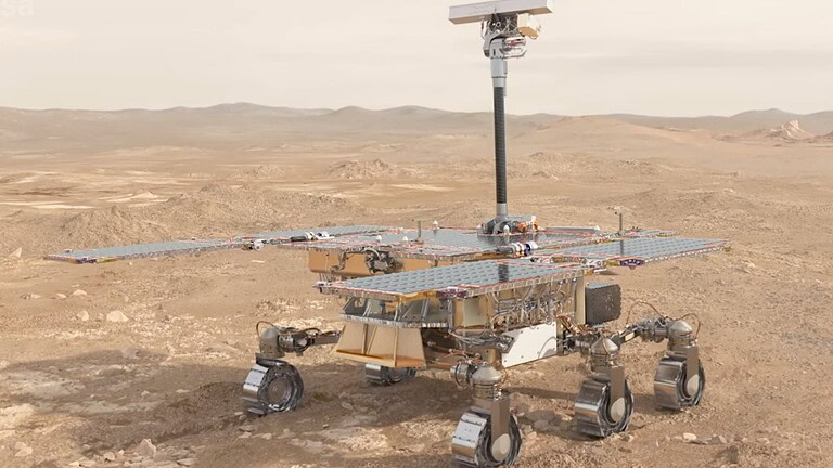 Rover Rosalind Franklin a caccia di tracce di vita su Marte