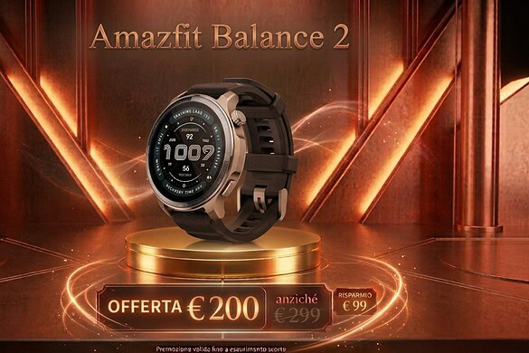 Amazfit Balance 2 in offerta: sconto del 33% su Amazon