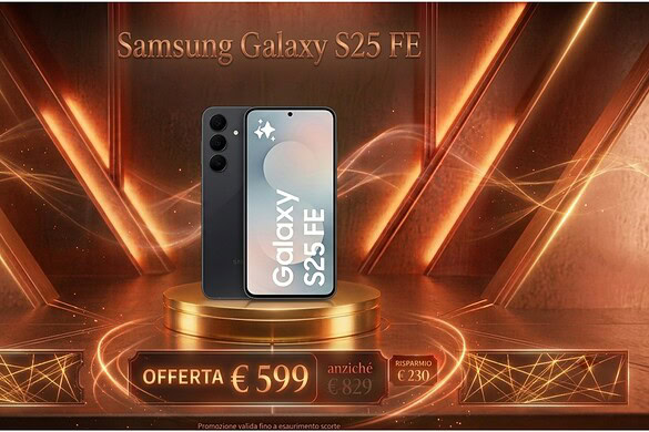 Samsung Galaxy S25 FE in offerta a 599 euro su Amazon