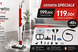 Polti Vaporetto al minimo storico: sconto del 40% su Amazon
