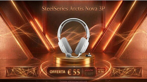 SteelSeries Arctis Nova 3P al minimo storico: sconto del 49%