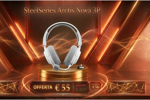 SteelSeries Arctis Nova 3P al minimo storico: sconto del 49%