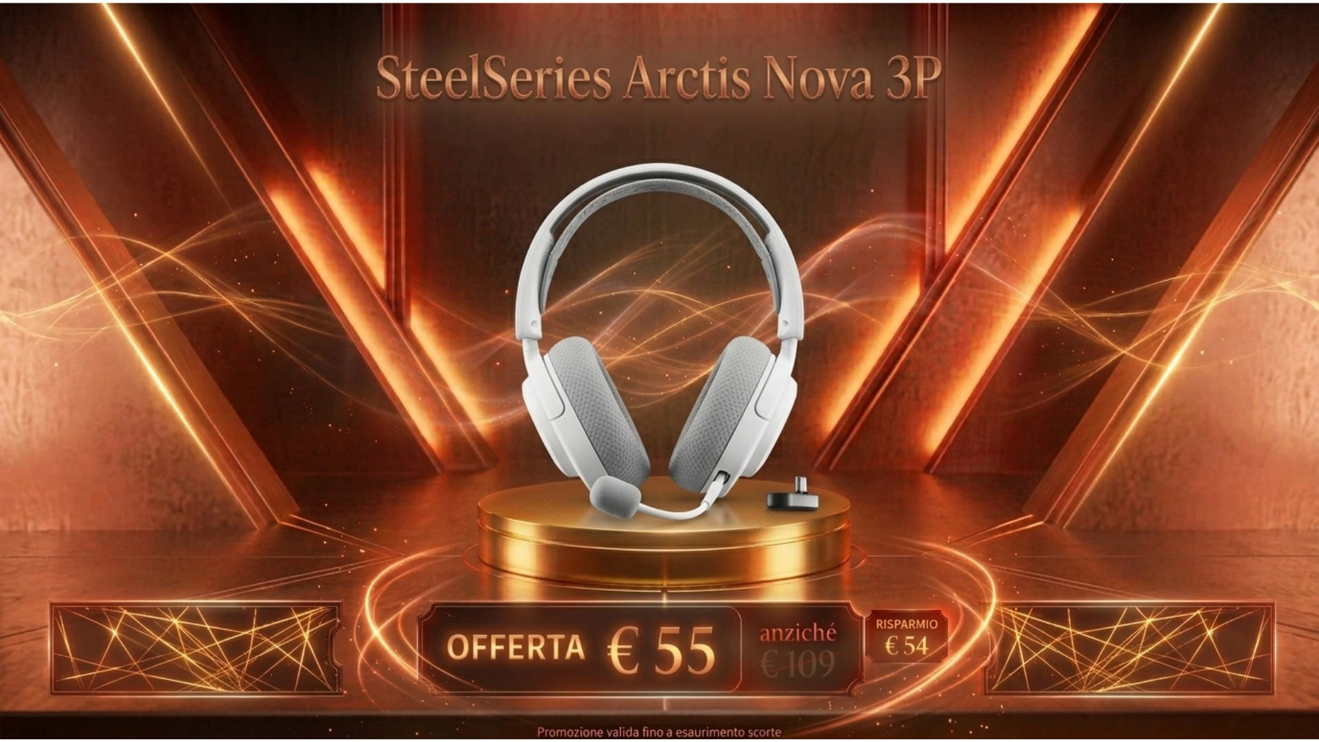 SteelSeries Arctis Nova 3P al minimo storico: sconto del 49%