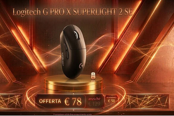 Logitech G PRO X SUPERLIGHT 2 SE in sconto del 40% su Amazon