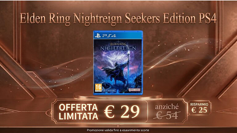 Elden Ring Nightreign Seekers Edition per PS4 a 29,99€ su Amazon