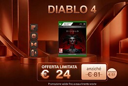 Diablo IV per Xbox crolla a 24,90€ su Amazon: sconto del 70% e minimo storico