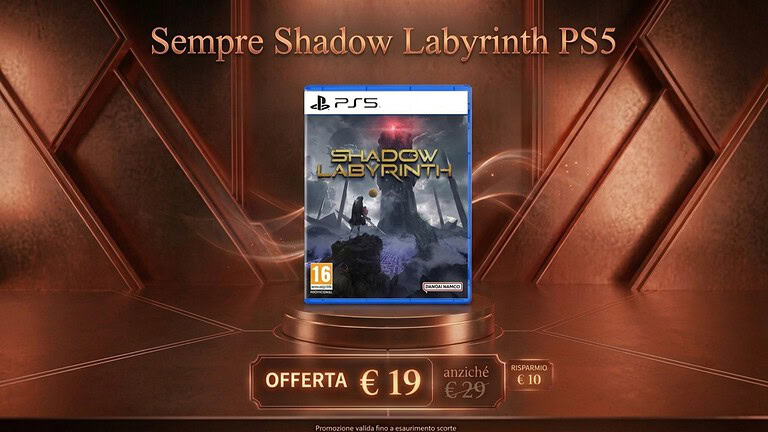 Shadow Labyrinth per PS5 in offerta su Amazon a 19,99 euro