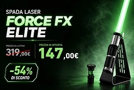 Spada laser di Yoda Force FX Elite in sconto del 54% su Amazon