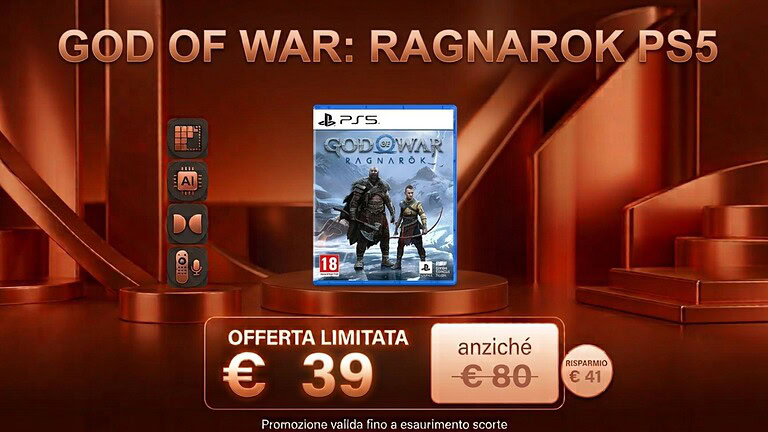 God of War Ragnarok in offerta su Amazon: prezzo giù per PS4 e PS5