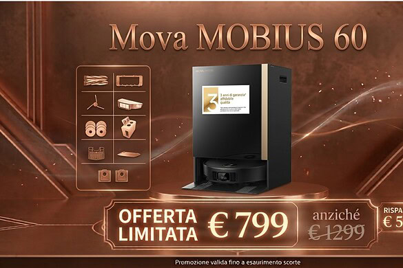 Mova Mobius 60 al minimo storico su Amazon a 799 euro