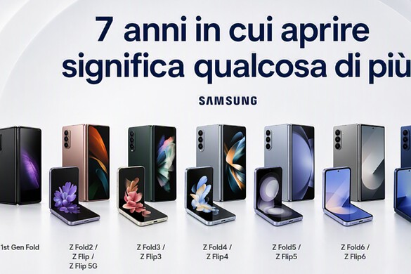 Samsung pieghevoli: 7 anni di leadership verso Galaxy Unpacked del 22 luglio