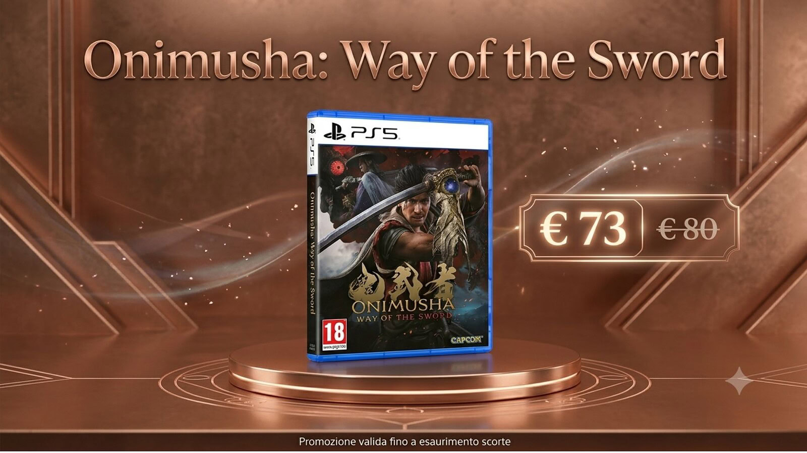 Onimusha Way of the Sword di nuovo in offerta su Amazon per PS5
