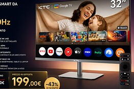 Monitor KTC A32Q8 4K con Google TV crolla sotto i 200 euro