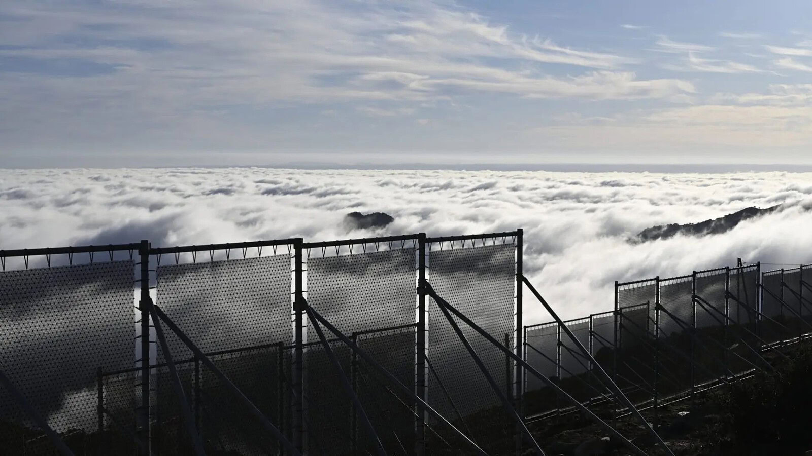CloudFisher: la rete che trasforma la nebbia in acqua fino a 37.000 litri