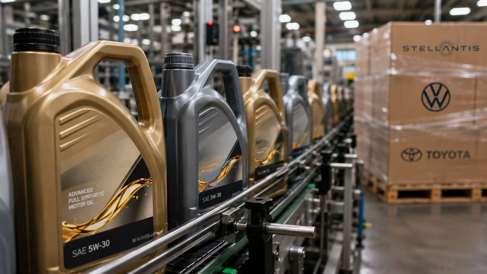Olio motore, scorte a rischio per Stellantis, Volkswagen e Toyota
